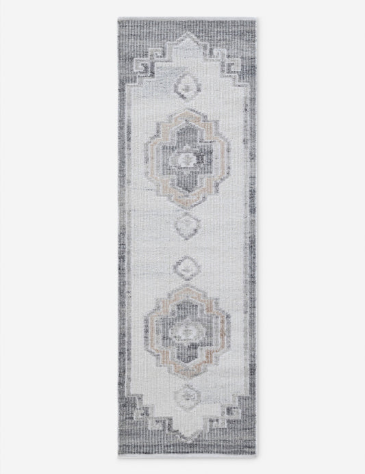 Tapis en laine tissé à la main Lenya