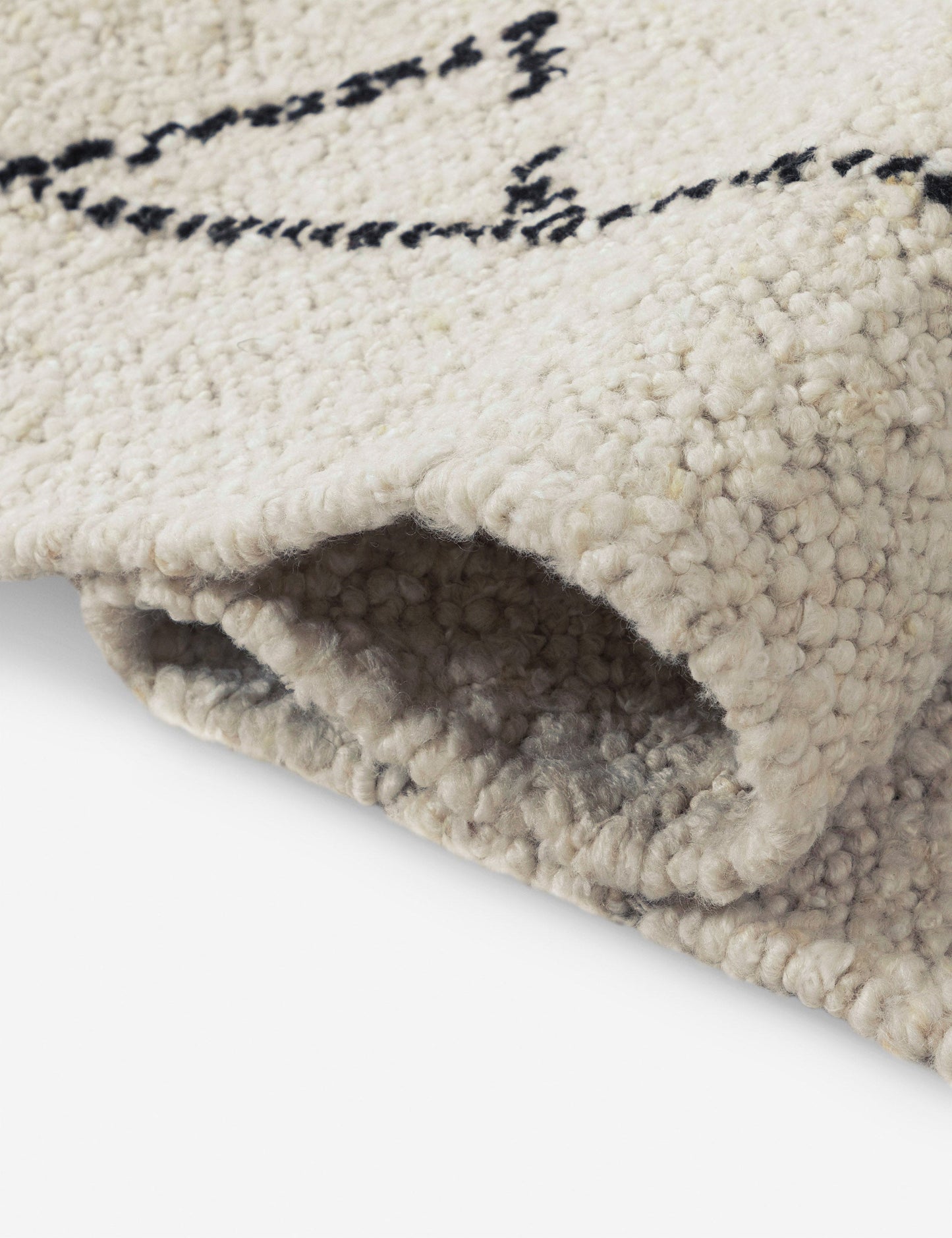 Tapis en laine tissé à plat Ciera