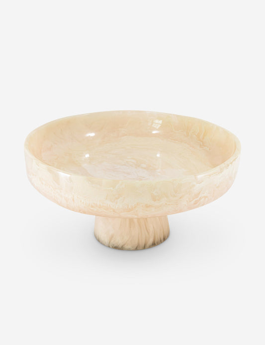 Bol sur pied en résine Marika