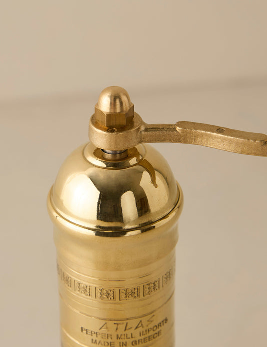 Moulin à sel en laiton Atlas