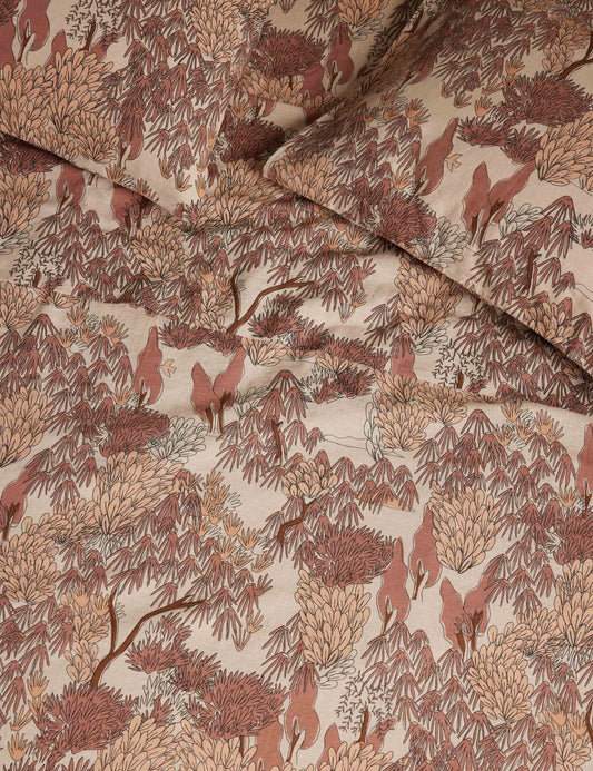 Parure de draps en lin et coton Garden Walk par Sarah Sherman Samuel