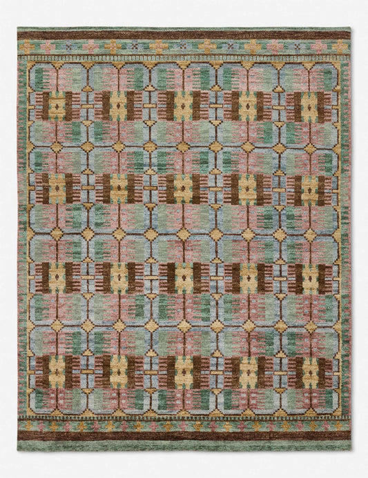 Tapis en laine noué à la main Ilse