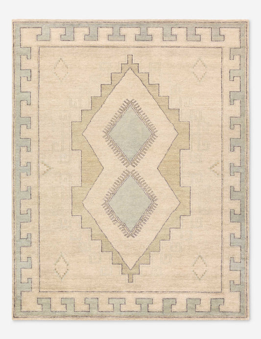 Tapis en laine noué à la main Silo