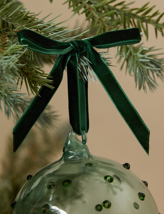 Ornement en verre Milay (lot de 2)