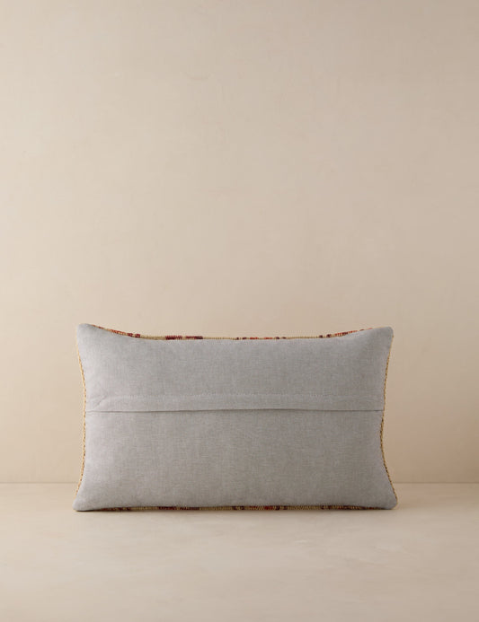 Coussin lombaire vintage n° 189, 12 x 20