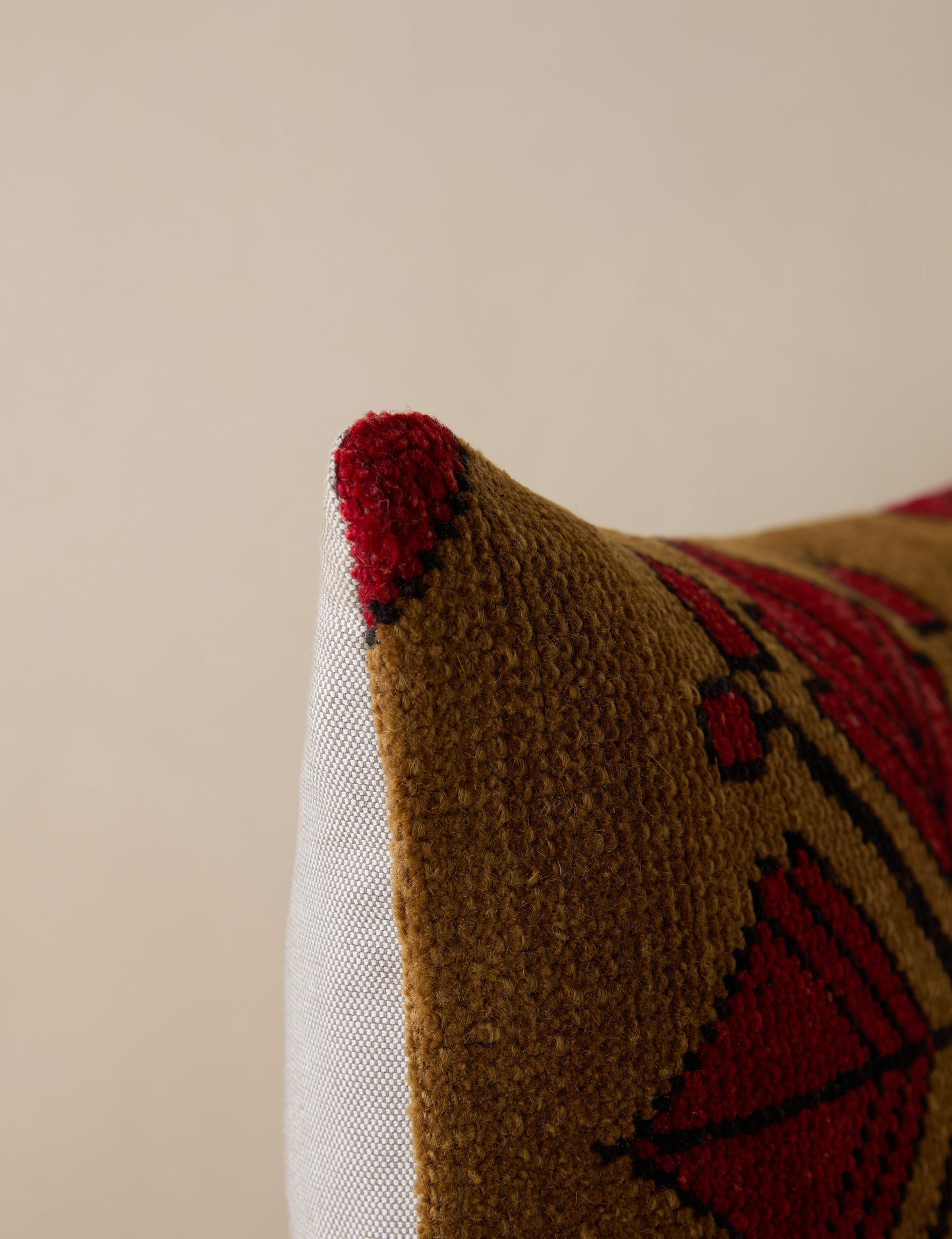 Coussin lombaire vintage n° 257, 16 x 24