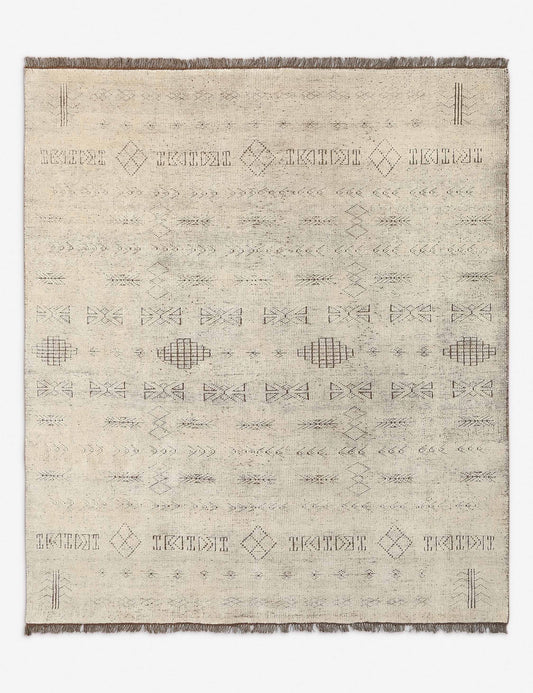 Tapis en laine noué à la main belge par Button Atelier x Co.House Designs