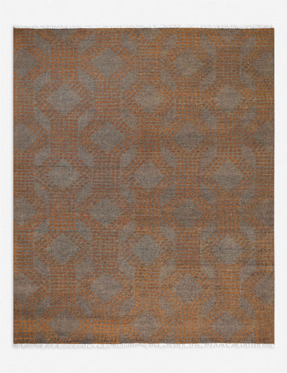 Tapis en laine noué à la main Capri par Button Atelier x Co.House Designs