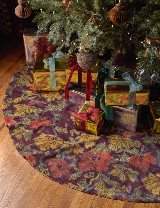 Jupe d'arbre en velours Agnetha