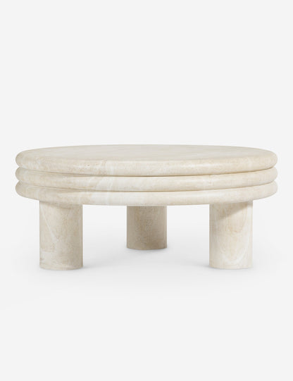 Table basse ronde Brittny par Button Atelier x Co.House Designs