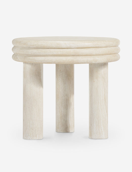 Table d'appoint ronde Roma par Button Atelier x Co.House Designs