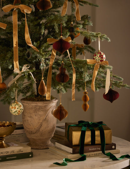 Décorations en papier Revel (lot de 4)