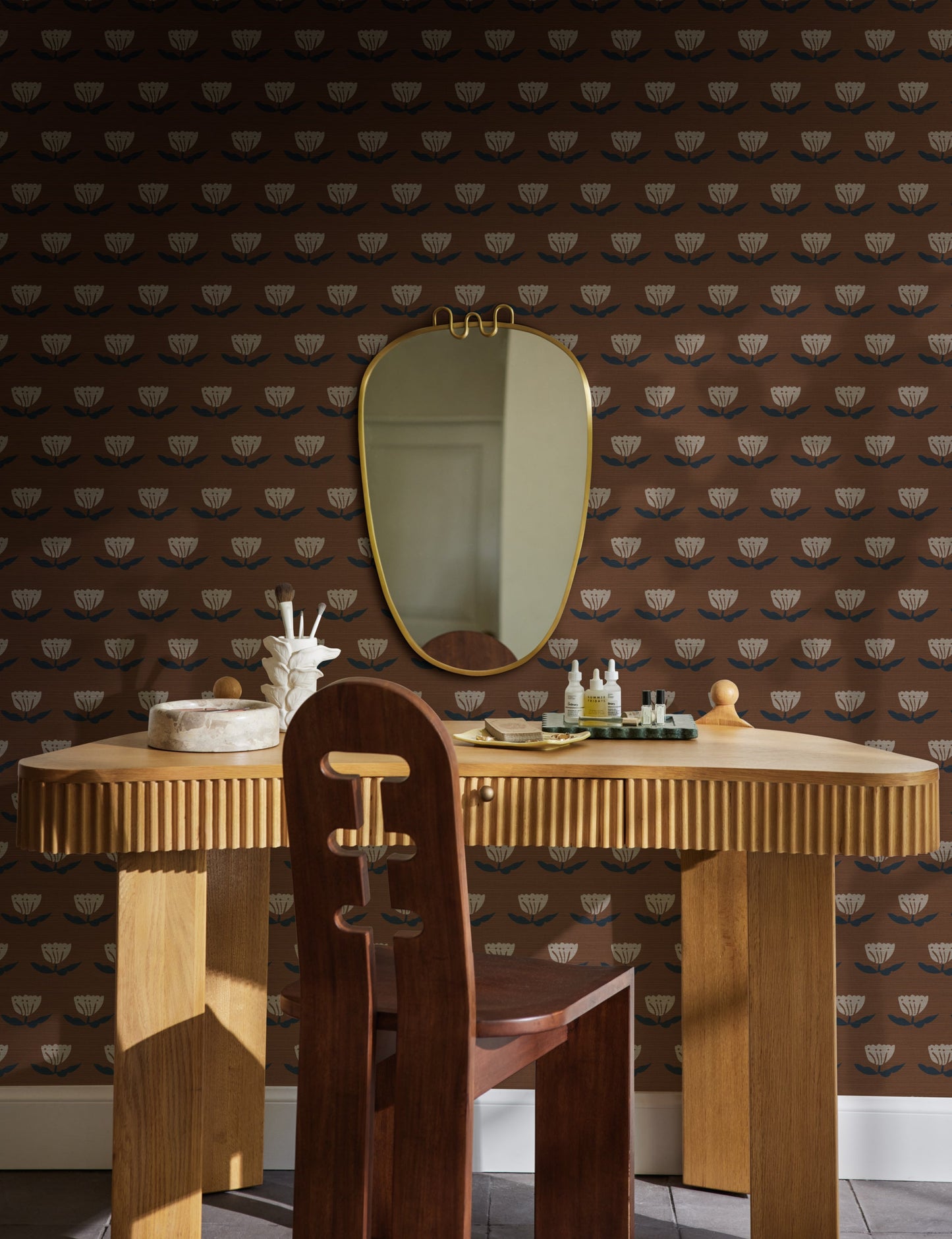 Papier peint Janna Grasscloth par Sarah Sherman Samuel