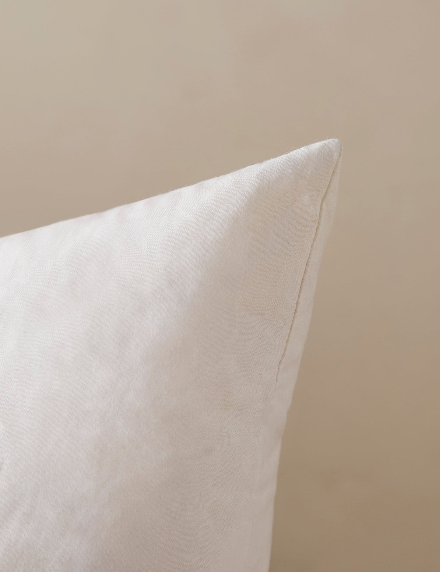 Coussin décoratif en plumes et duvet