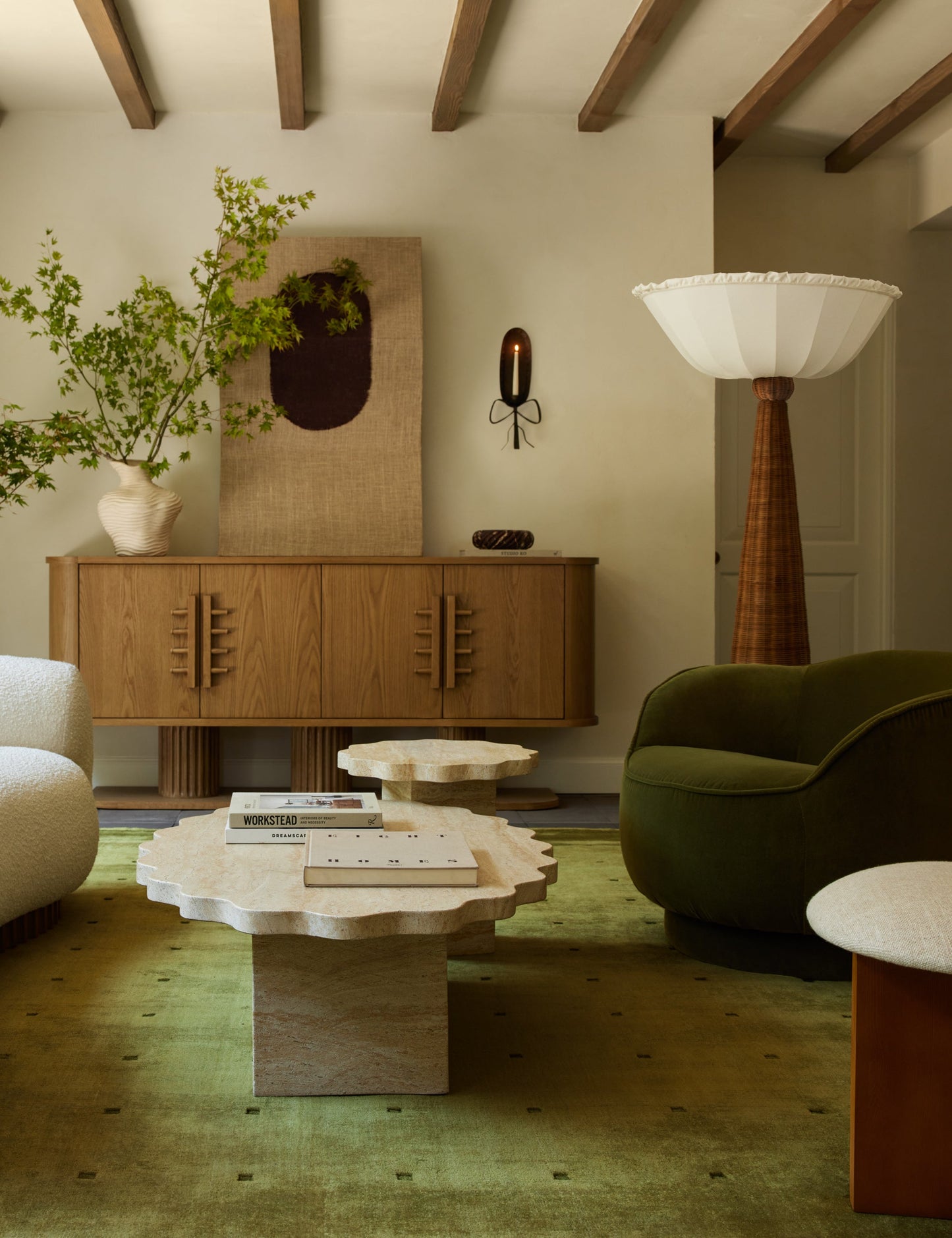 Applique à bougie en ruban par Sarah Sherman Samuel