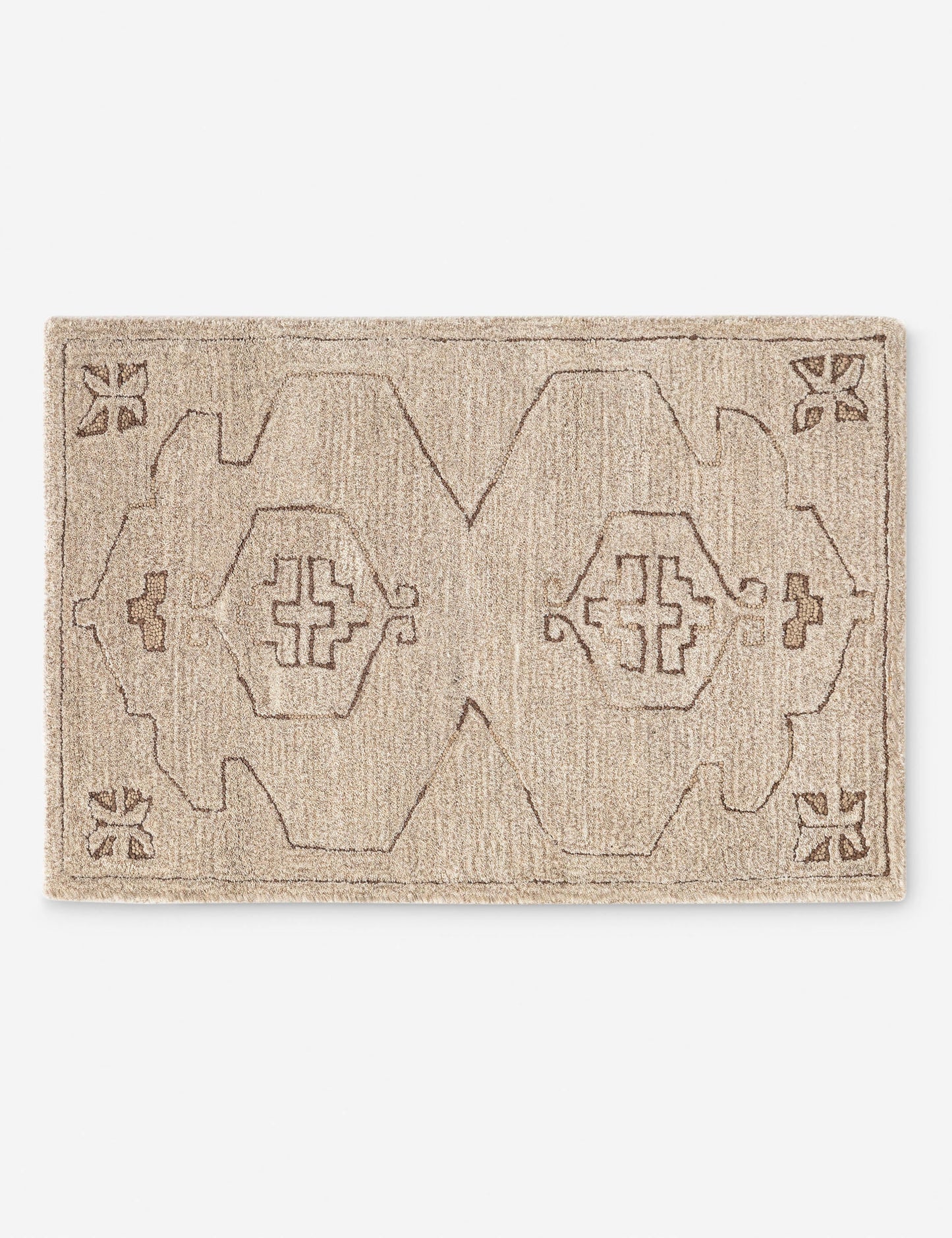 Tapis en laine touffeté à la main Malin