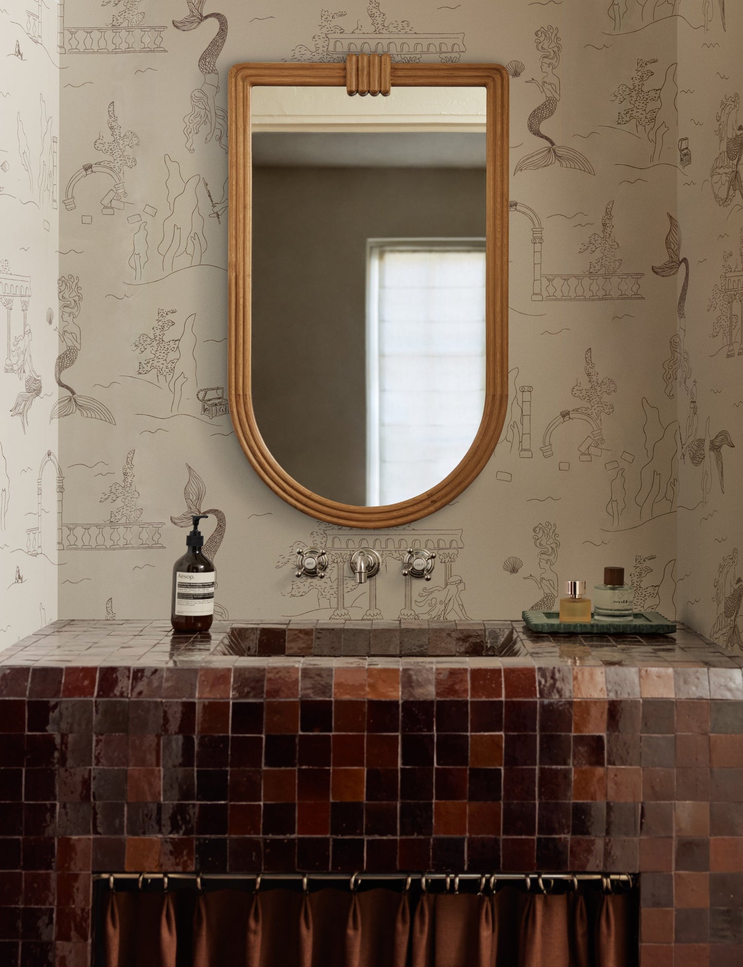 Papier peint Mermaid Toile par Sarah Sherman Samuel