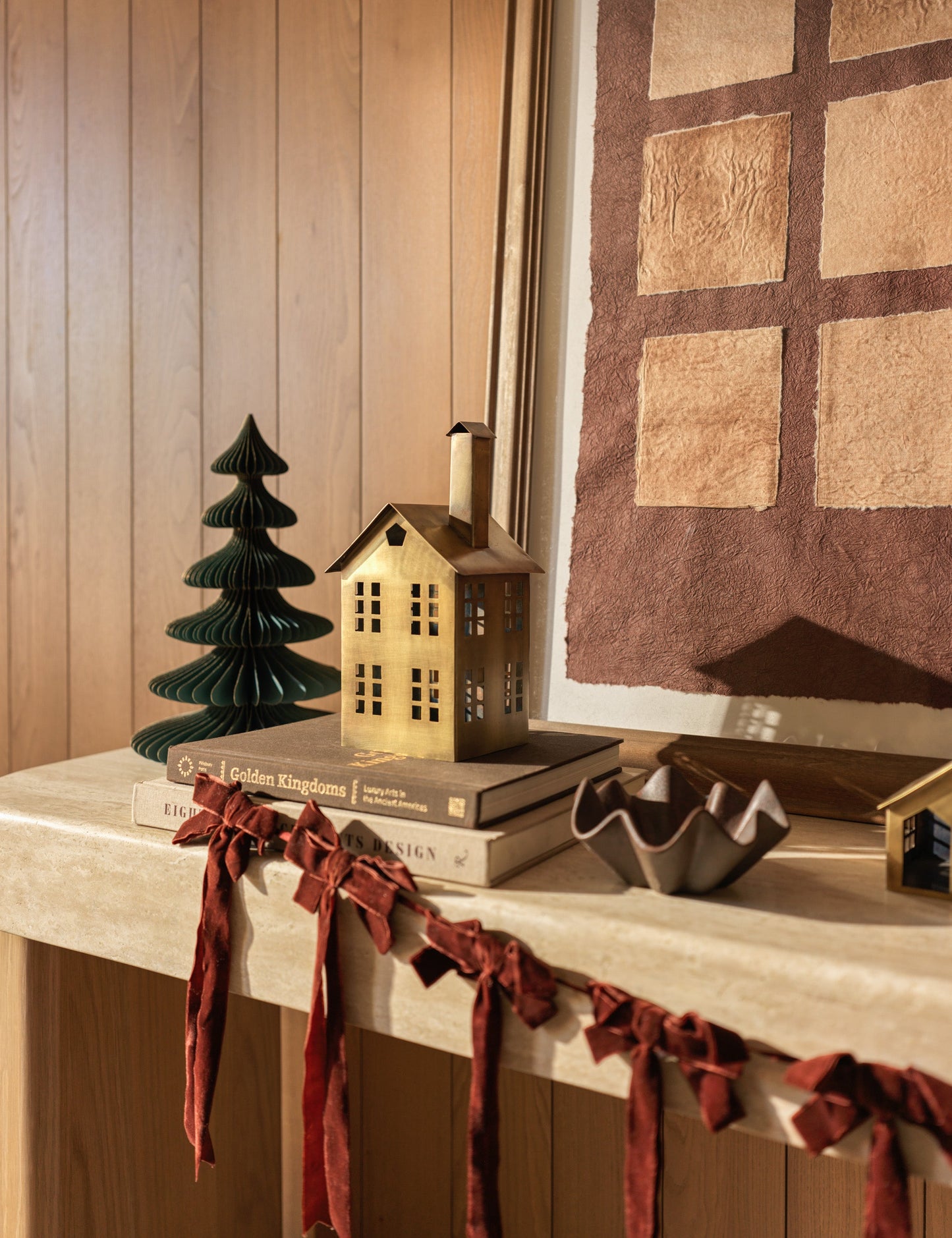 Arbres de cheminée en papier Revel (ensemble de 3)