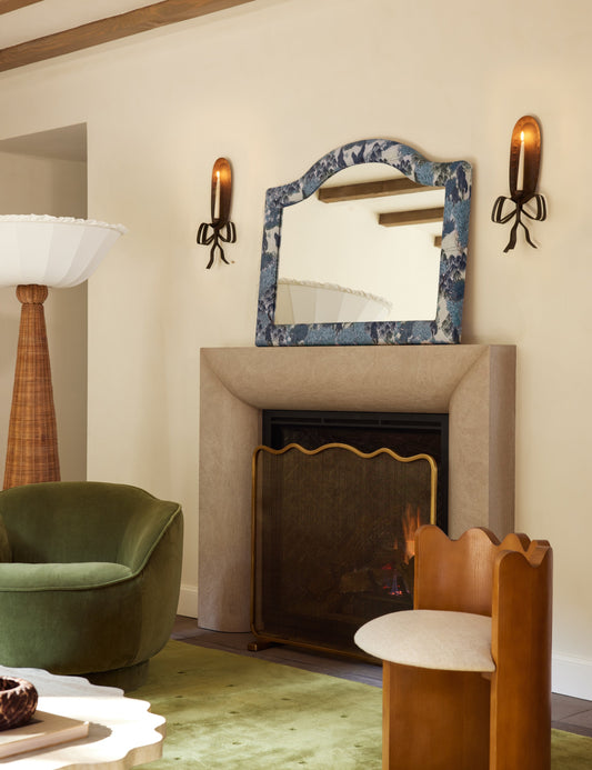 Écran de cheminée Rook par Sarah Sherman Samuel