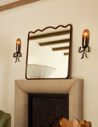 Miroir de cheminée Rook par Sarah Sherman Samuel