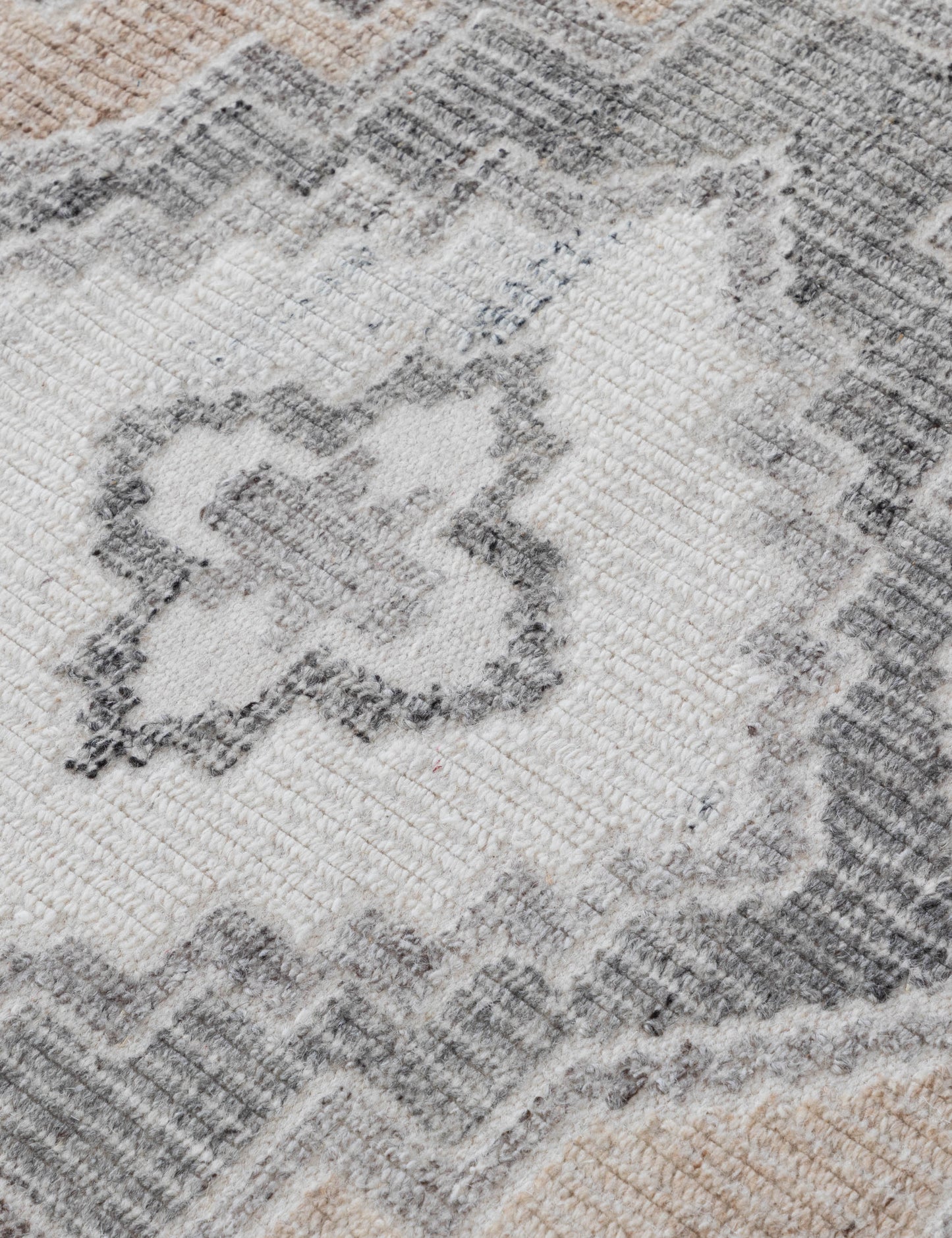 Tapis en laine tissé à la main Lenya