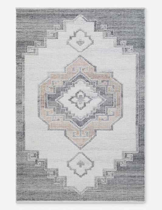 Tapis en laine tissé à la main Lenya