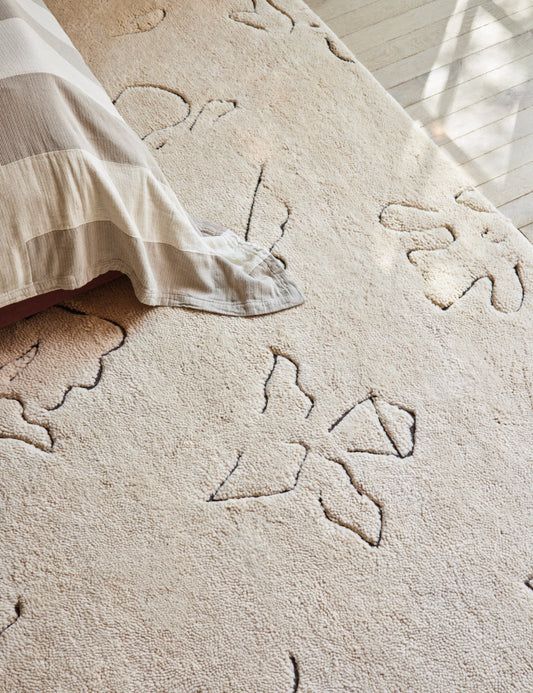 Tapis en laine noué à la main Narsi par Sarah Sherman Samuel