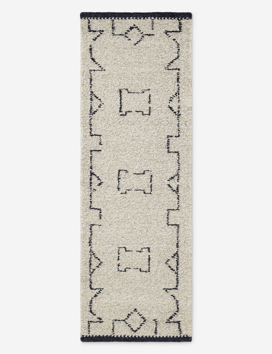 Tapis en laine tissé à plat Ciera