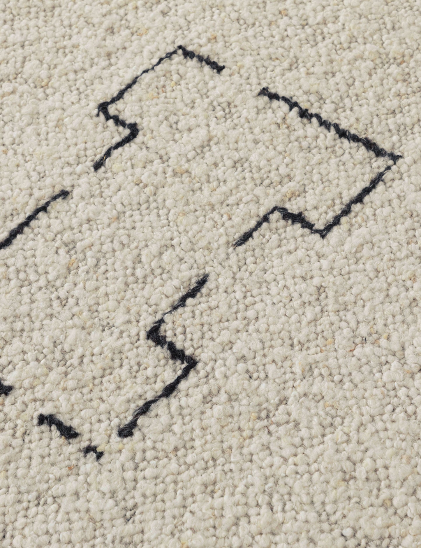 Tapis en laine tissé à plat Ciera