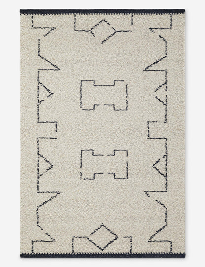 Tapis en laine tissé à plat Ciera