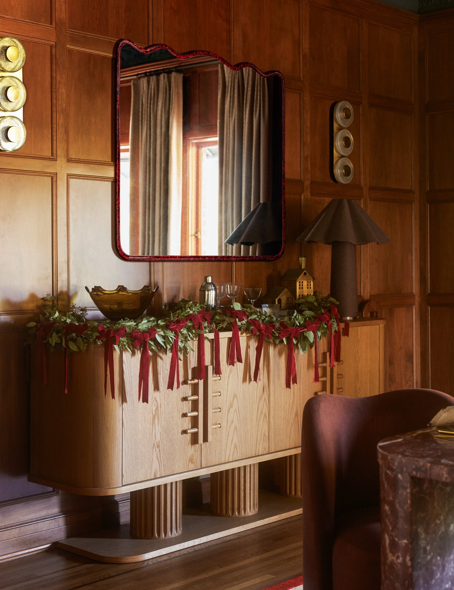 Guirlande de velours Mauree