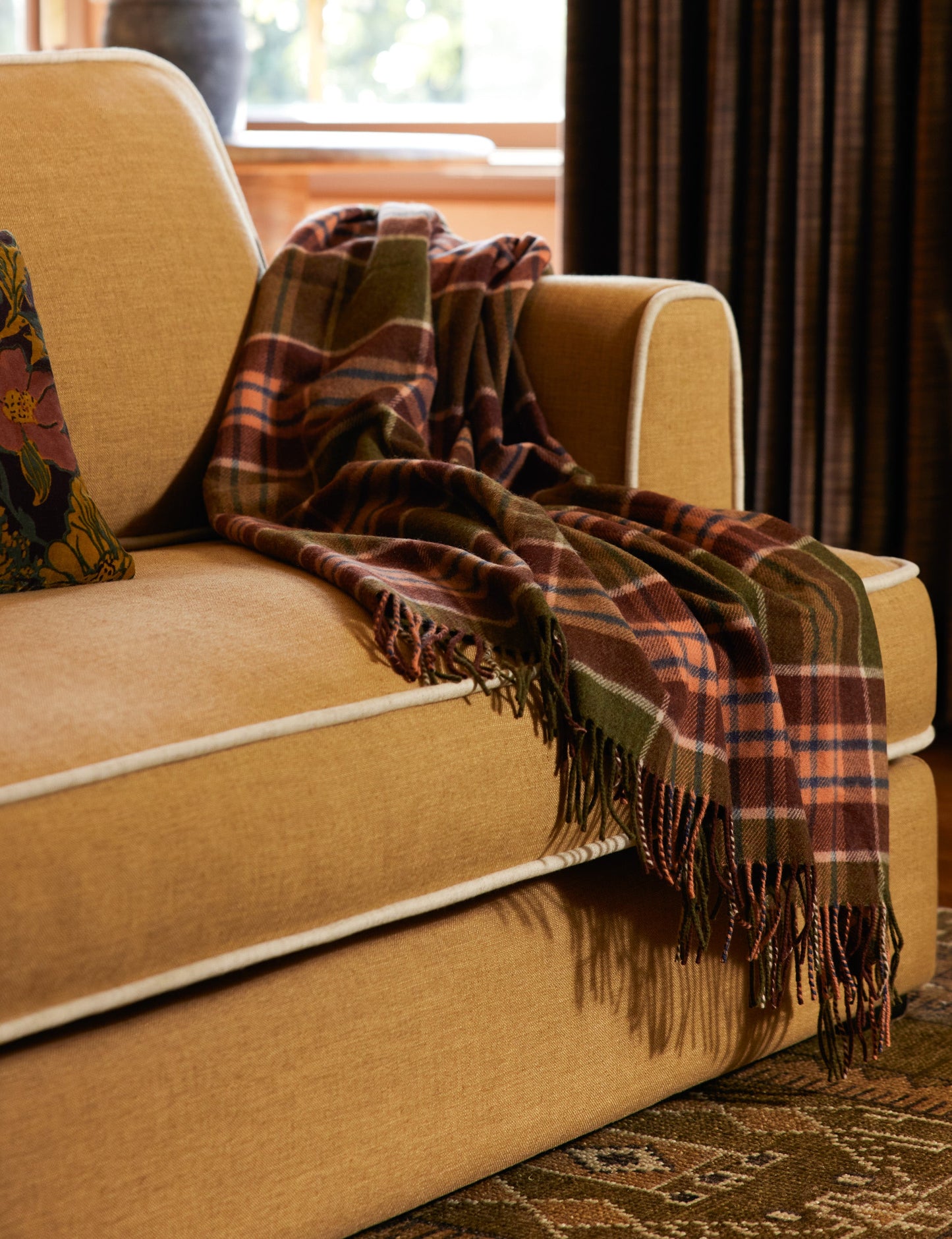 Jeté en laine d'agneau Holm