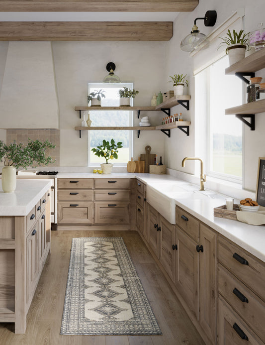 Tapis en laine mélangée Iverson