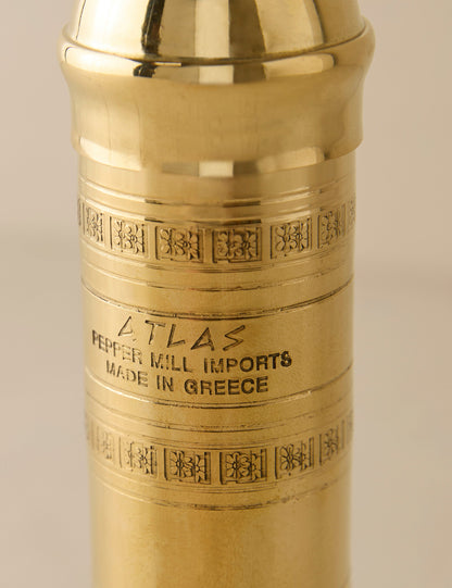 Moulin à sel en laiton Atlas