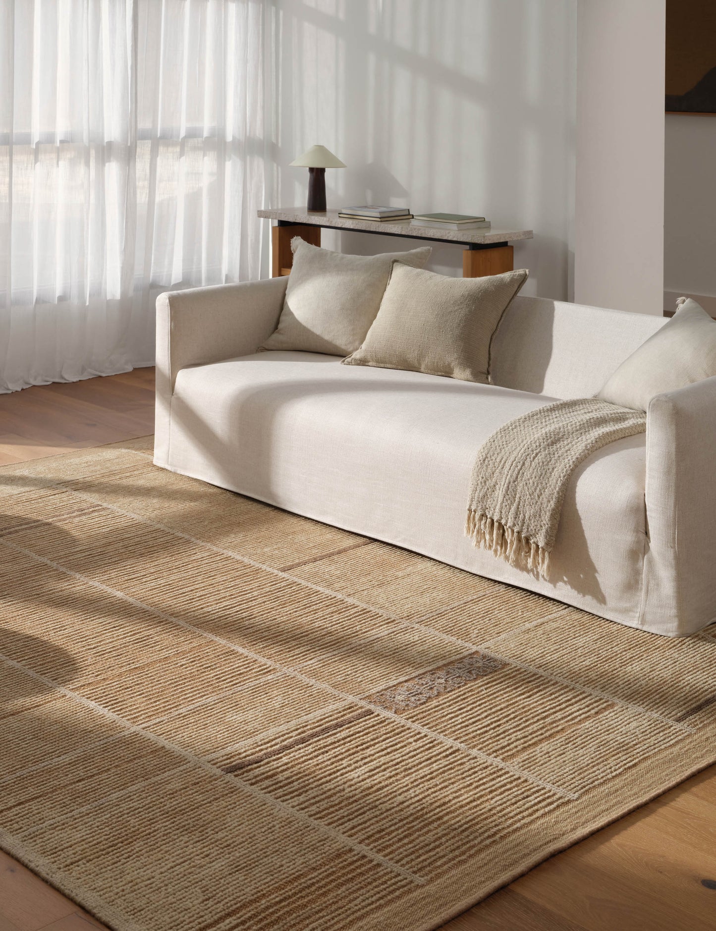 Tapis en laine noué à la main Kindholm