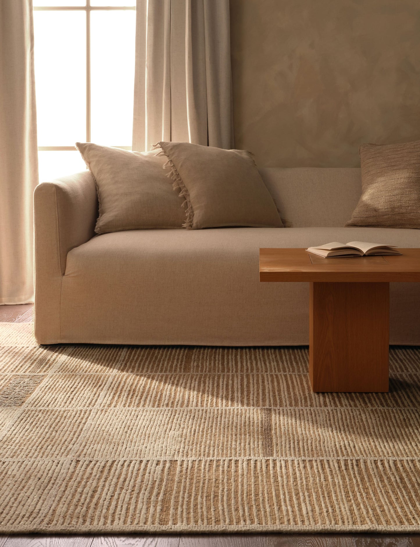 Tapis en laine noué à la main Kindholm