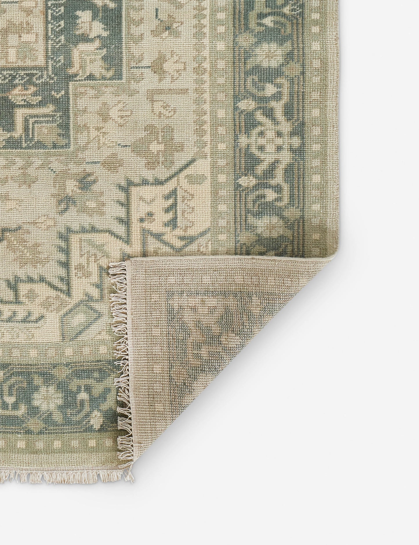 Tapis en laine noué à la main Isandro