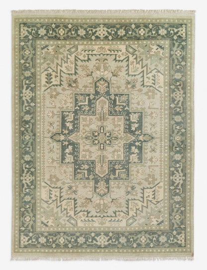 Tapis en laine noué à la main Isandro