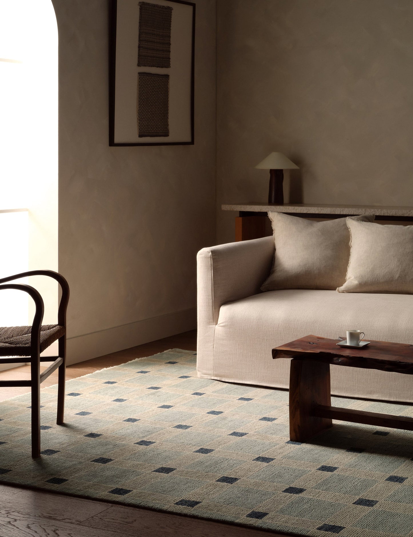 Tapis en laine noué à la main Pavez