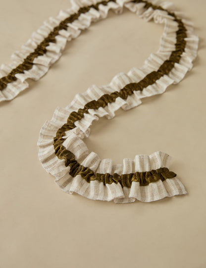 Guirlande de satin de lin Carlen