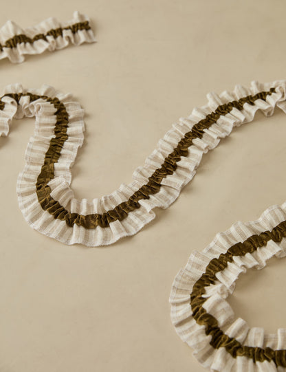 Guirlande de satin de lin Carlen