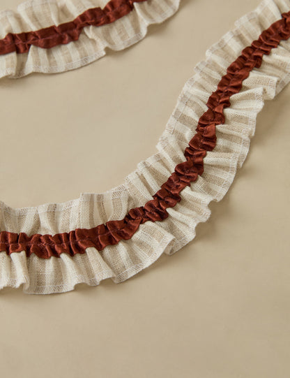 Guirlande de satin de lin Carlen