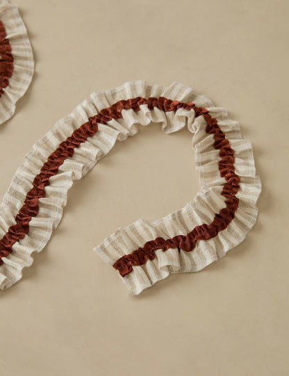 Guirlande de satin de lin Carlen