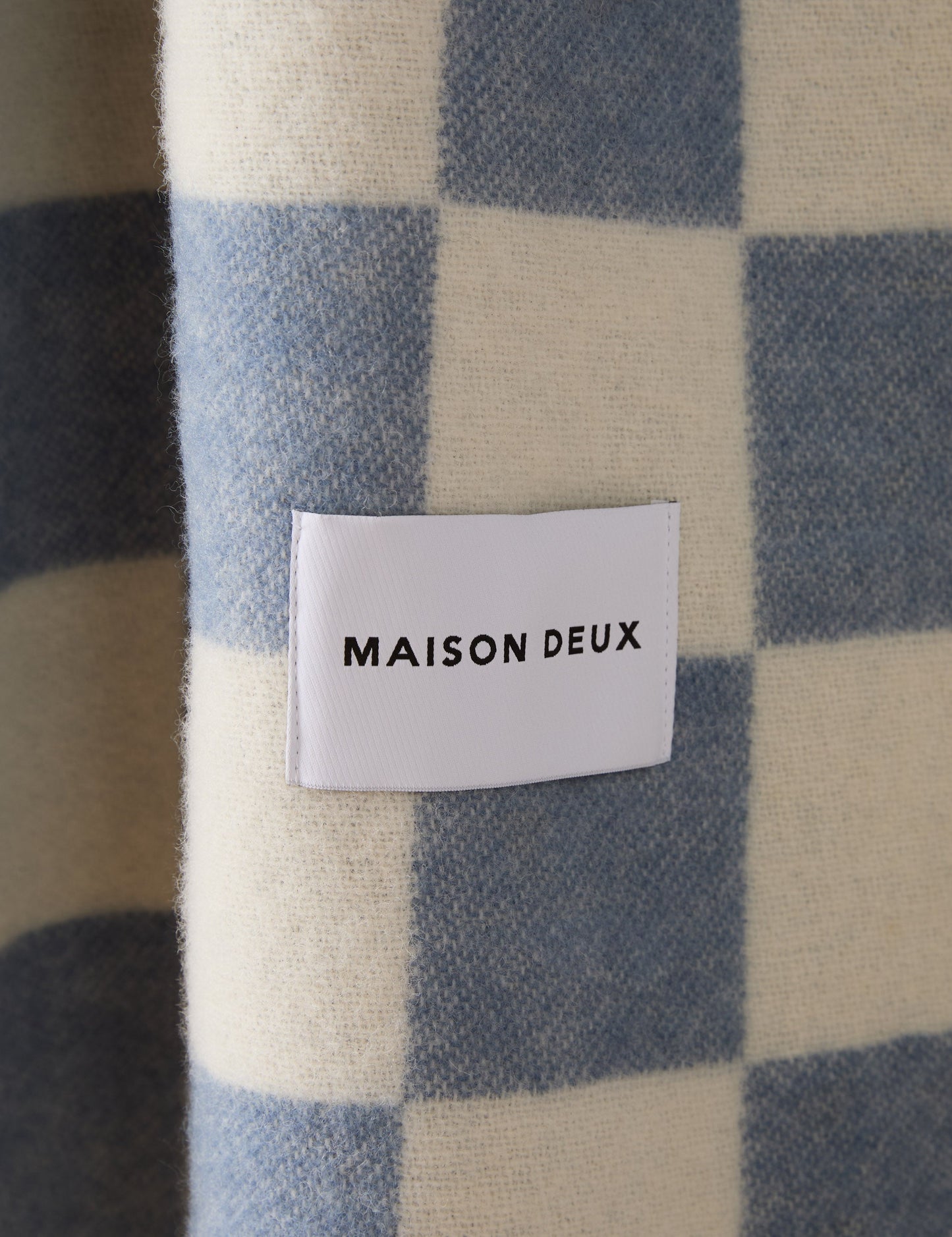 Jeté à damier par Maison Deux