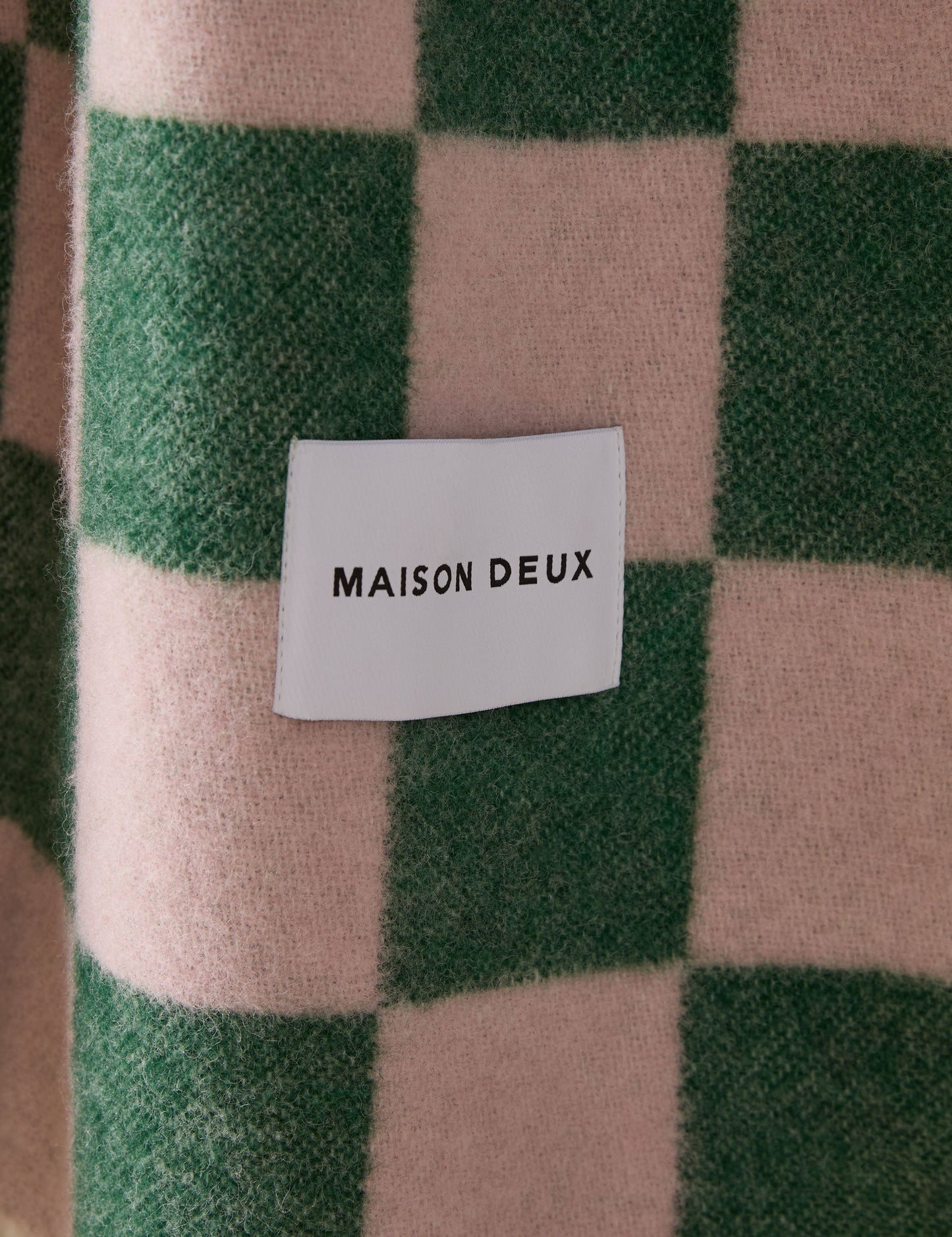 Jeté à damier par Maison Deux