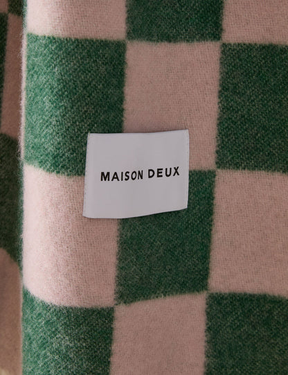 Jeté à damier par Maison Deux