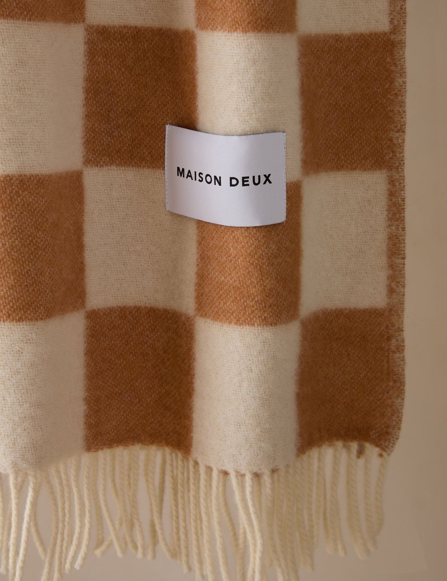 Jeté à damier par Maison Deux