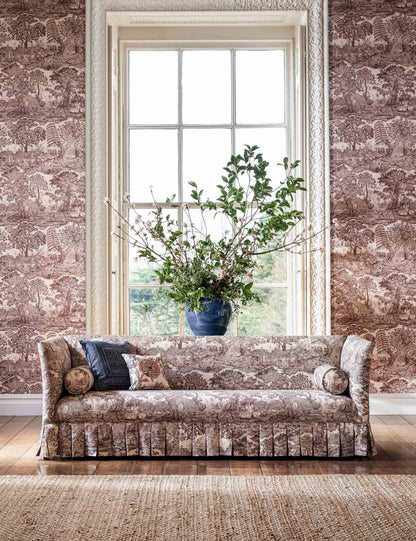Papier peint Highgrove Toile par Sanderson