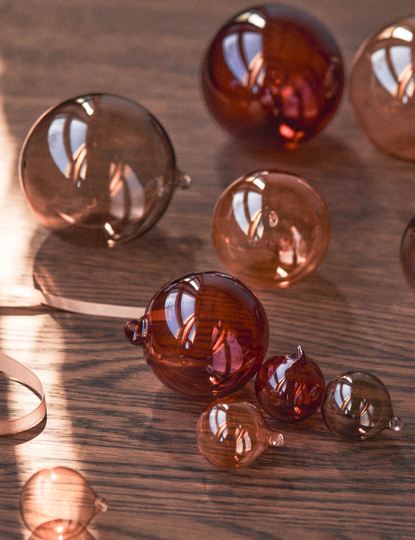 Boules de Noël en verre (lot de 3) par Ferm Living