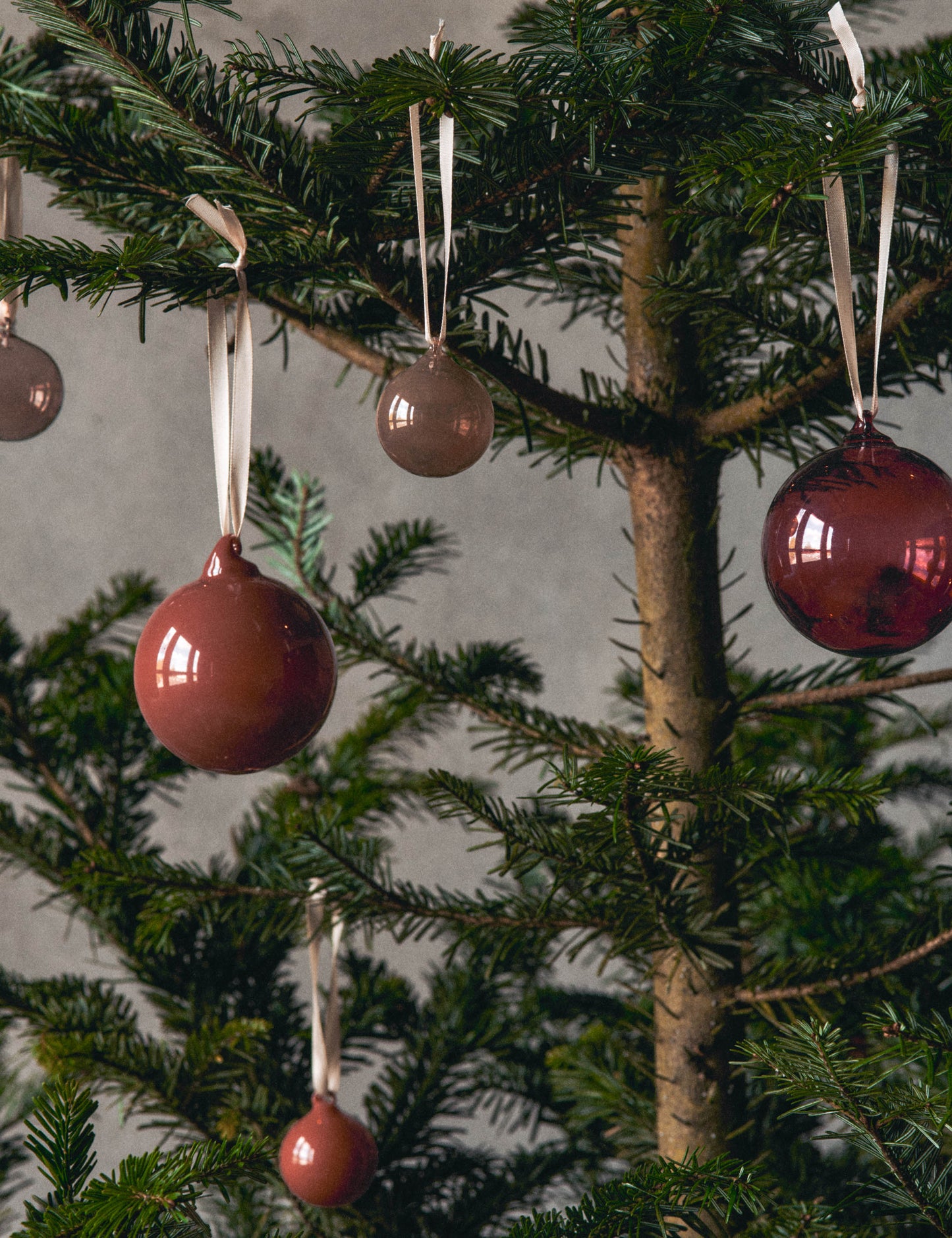 Boules de Noël en verre (lot de 3) par Ferm Living